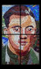 Smalti mosaic portrait, Private client, Clifton, Bristol.
